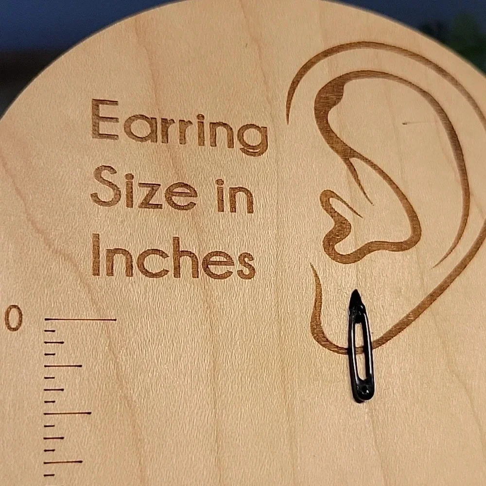 Safety Pin Stud Earrings, choice of color